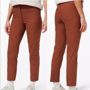Lululemon City Sleek High Rise Slim 7/8 Pants